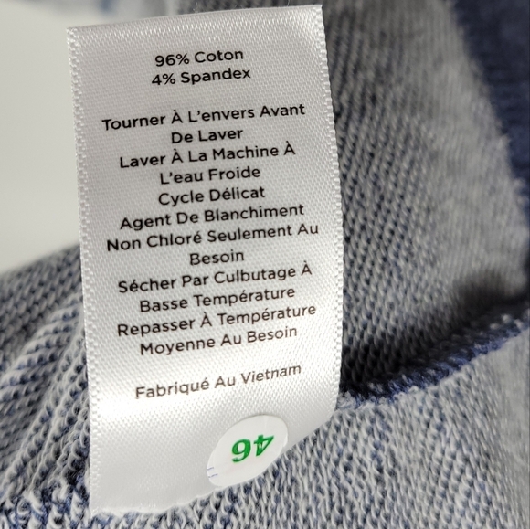 T by Talbots Womens Colorblock Terry Hoodie Size 2x Petite - Picture 6 of 10